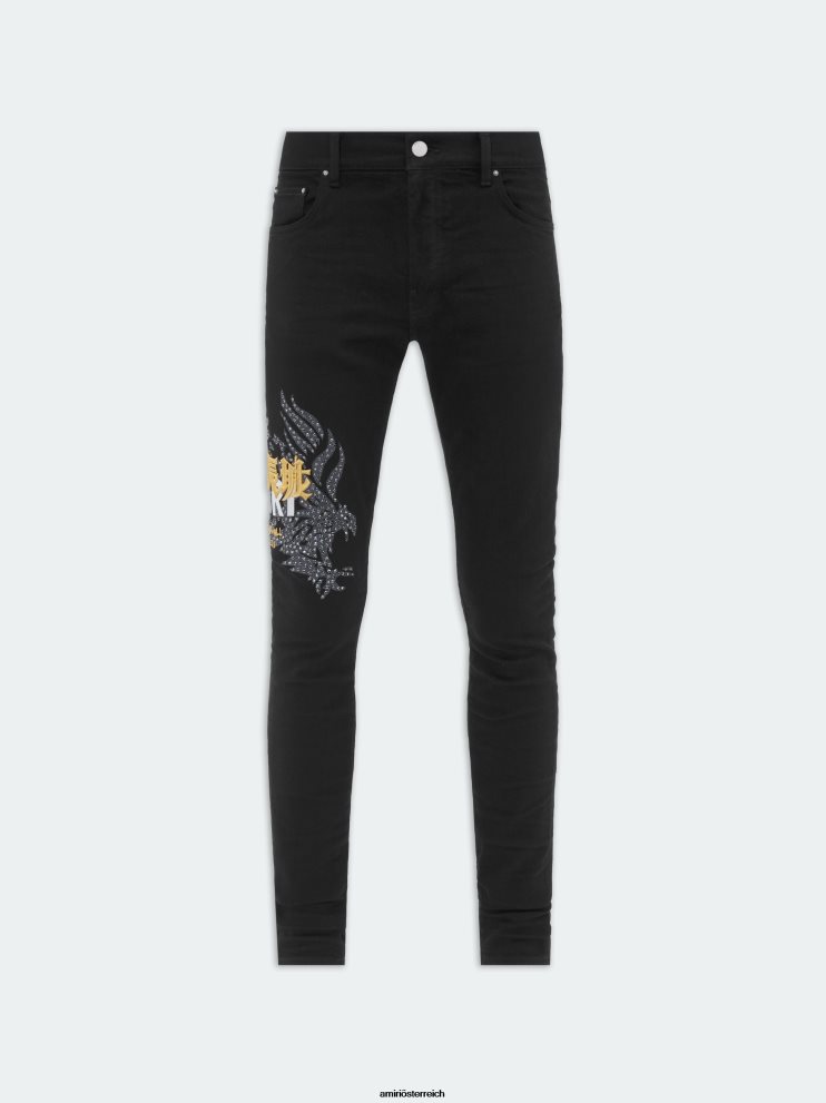 AMIRI Kleidung schwarz od 2RVT2T24 Männer TGCW Crystal Skinny Jeans