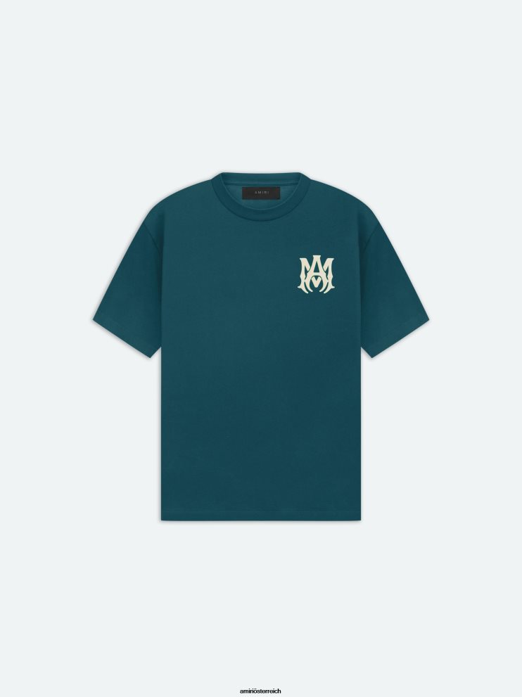 AMIRI Kleidung Regenwald 2RVT2T72 Männer T-Shirt mit Ma-Logo