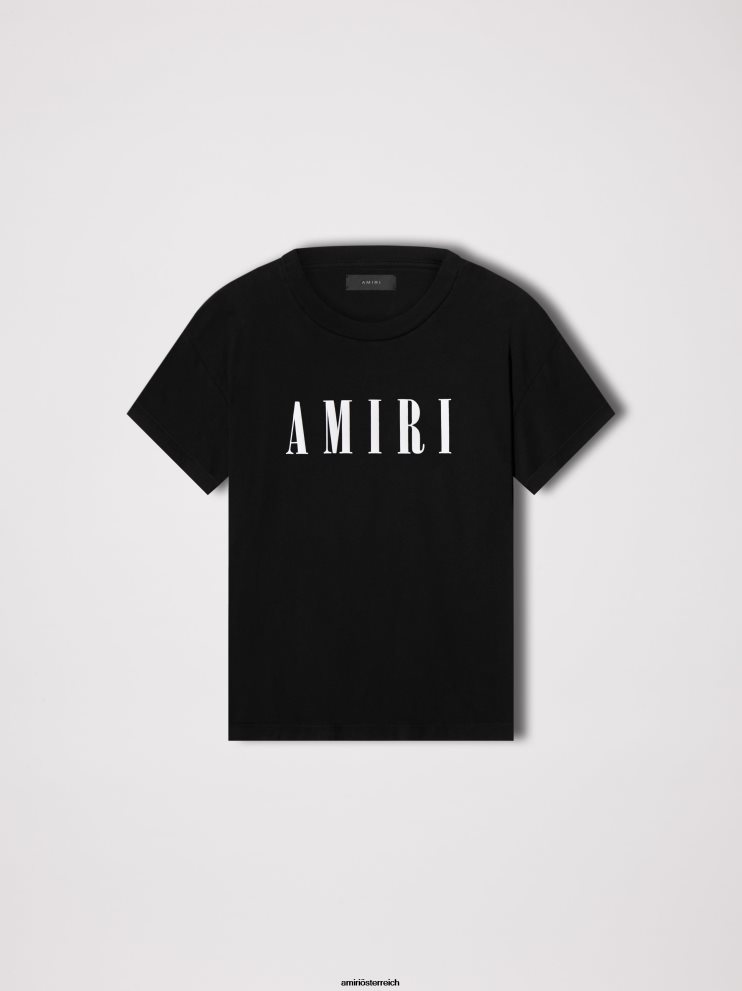 AMIRI Kleidung Schwarz 2RVT2T78 Männer T-Shirt mit Markenkernlogo